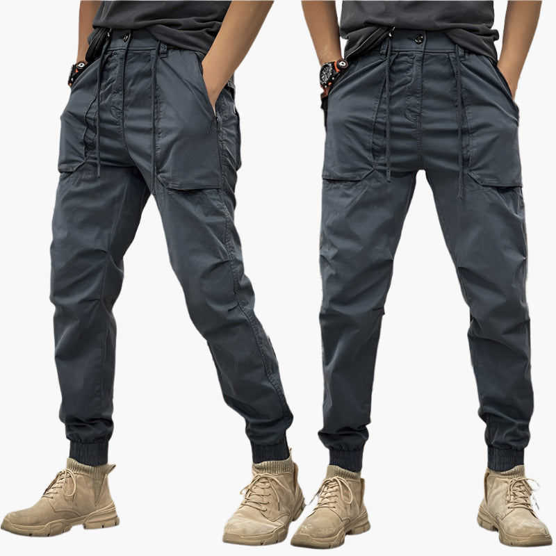 Herrbyxor Utility Cargo Streetwear – Avslappnad och Funktionell Stil för Vardag och Outdoor