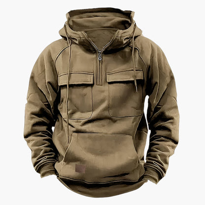 Larry – Taktisk vinterhoodie för män
