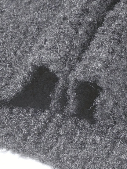 Herrstickad streettröja med bokstavsdetalj och avslappnad passform – Perfekt för höst och vinter