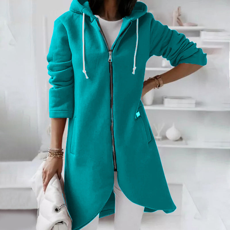 Katie – Hoodie med dragkedja för kvinnor