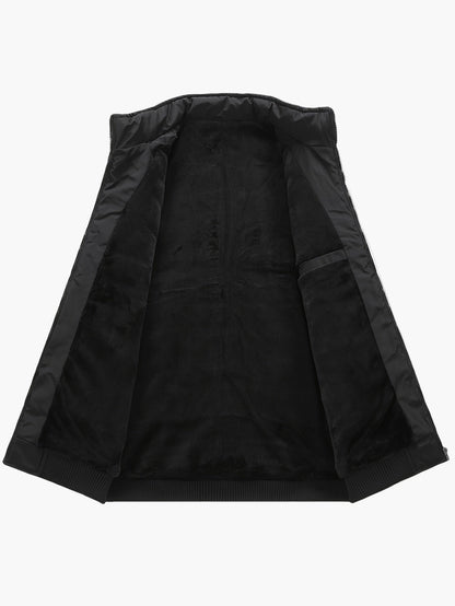 Herr Bomberjacka Modern Vadderad Vår/Höst Fritidsjacka