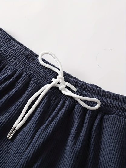 Herrarnas avslappnade set med skjortjacka och byxa – perfekt för vardag och resor