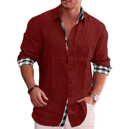 Owen – Långärmad Herrskjorta i Casual Stil
