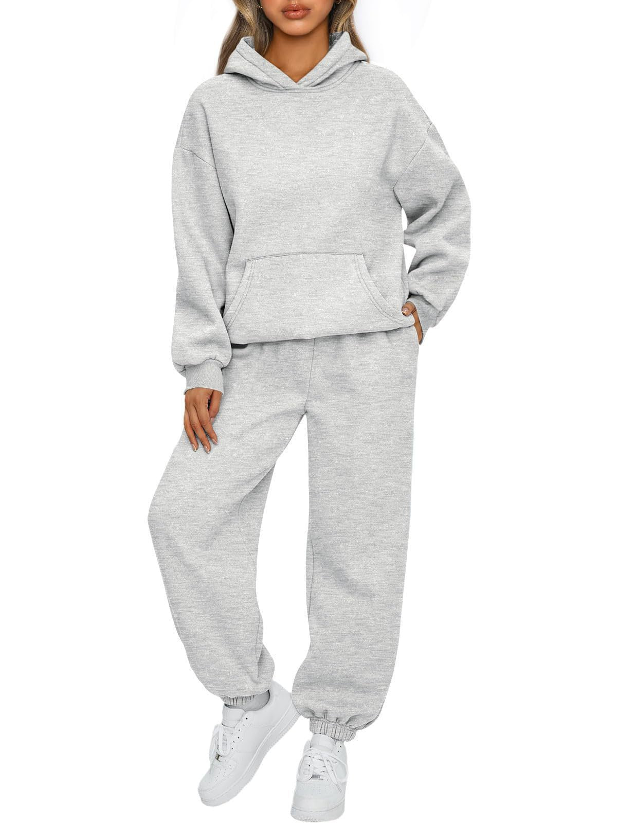 Emma – Tvådelad Casual Hoodie Sportbyxor Set
