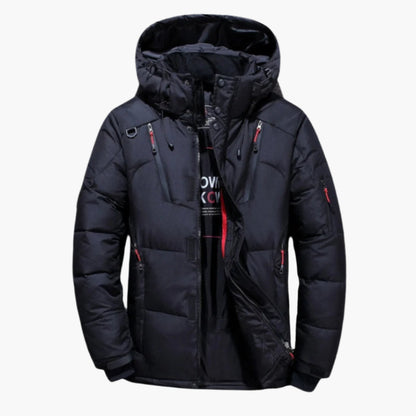 Alex – Herrjacka i dun med modern stil
