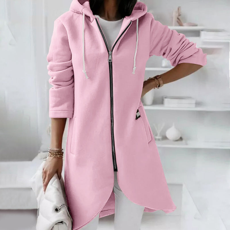 Katie – Hoodie med dragkedja för kvinnor