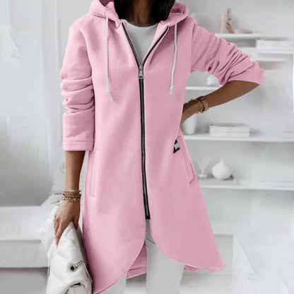 Katie – Hoodie med dragkedja för kvinnor