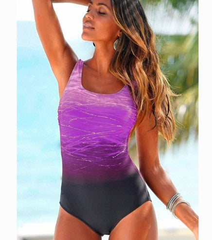 Hannah – Vintage Hög Top One Piece Badkläder med Bandage