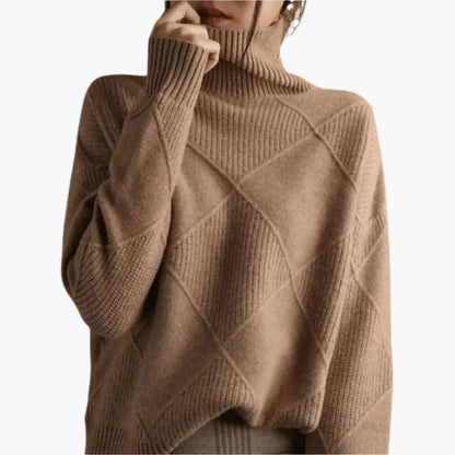 Dam Tröja i Oversized Stil för Vardagsbruk och Eleganta Tillfällen
