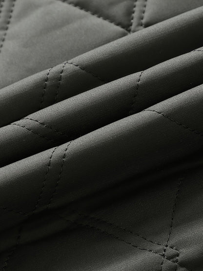 Herrjacka Quiltad Klassisk Stil för Vardag och Arbete