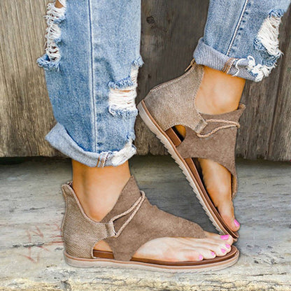 Donna – Sandaler med djurmönster