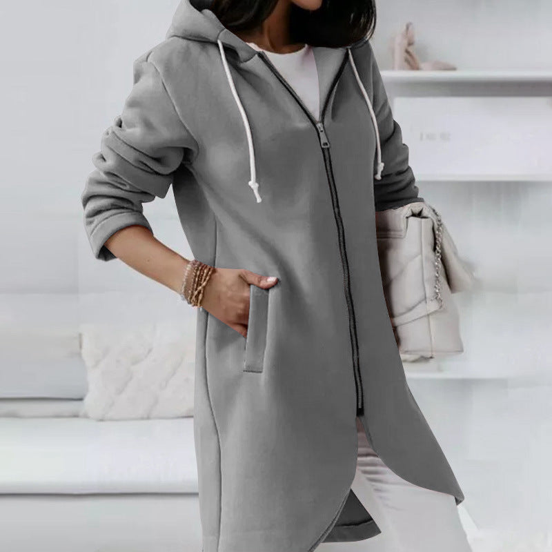 Katie – Hoodie med dragkedja för kvinnor