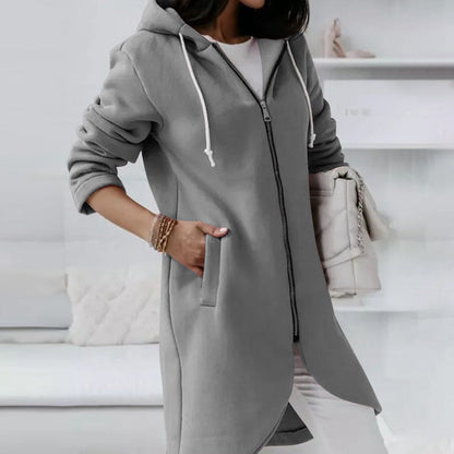 Katie – Hoodie med dragkedja för kvinnor