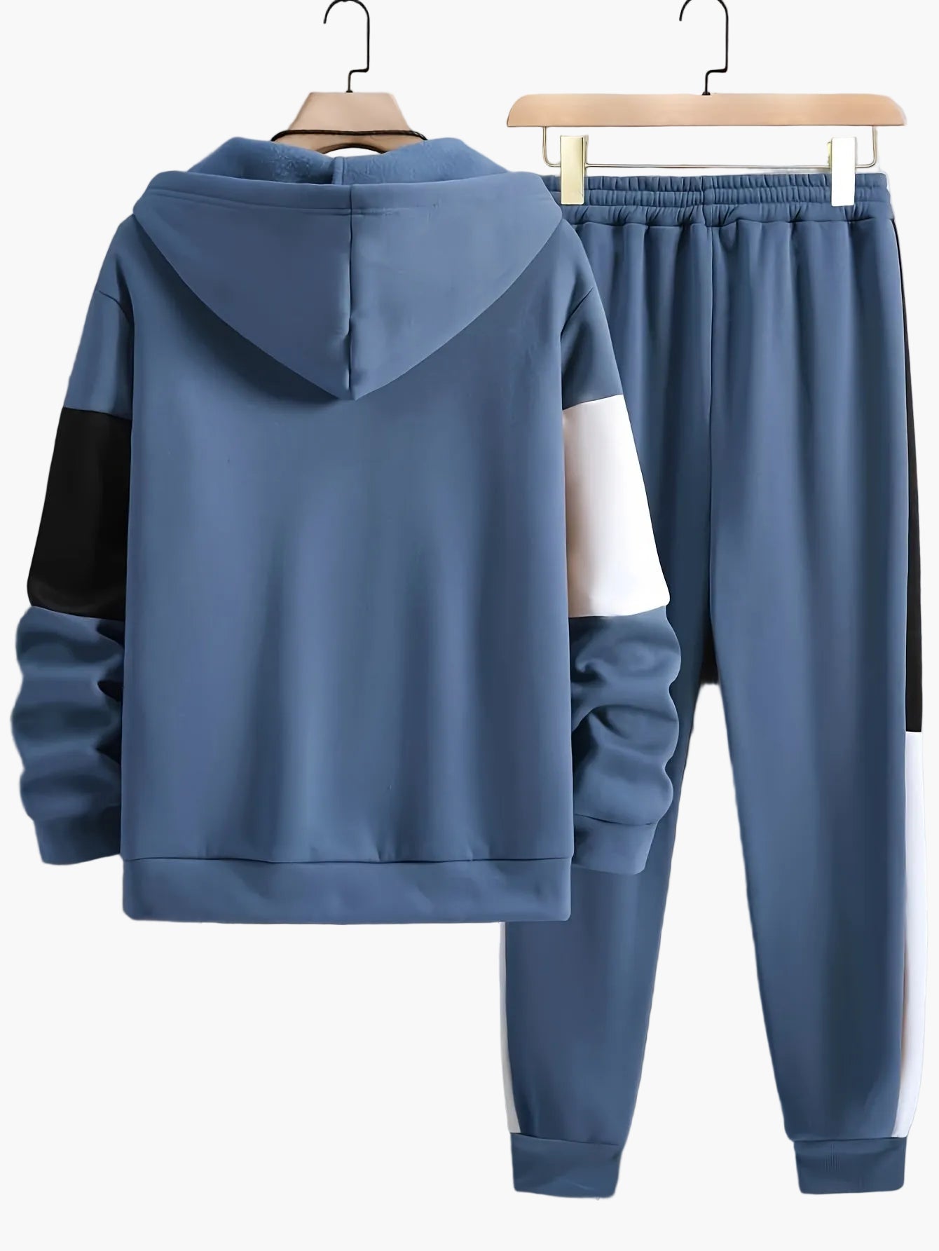 Herr Träningsdress Set – Sportig Hoodie och Joggingbyxa, Casual Fritidsstil