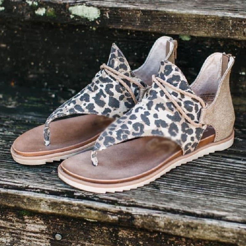 Donna – Sandaler med djurmönster