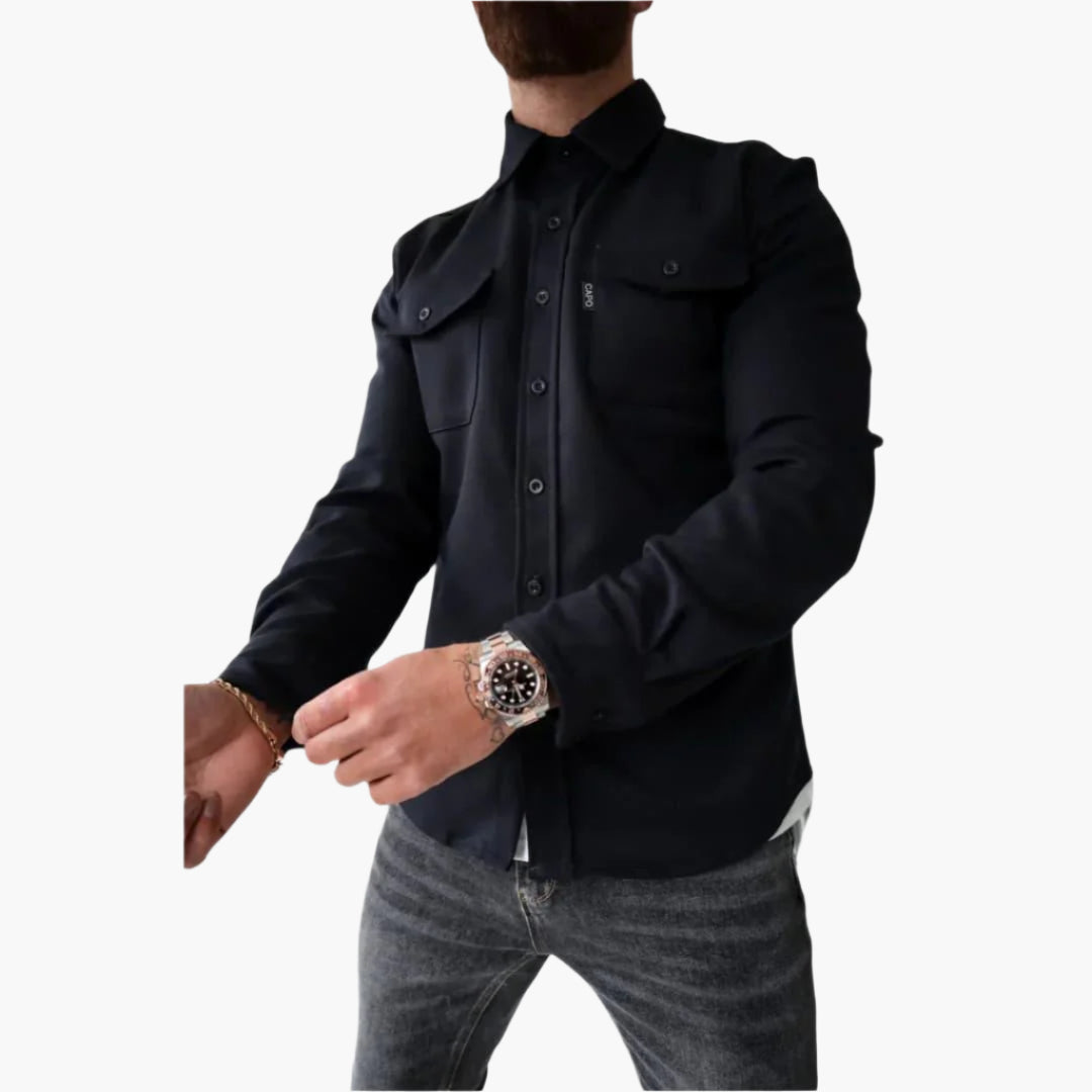 Joe – Knappjacka Overshirt för Moderna Män
