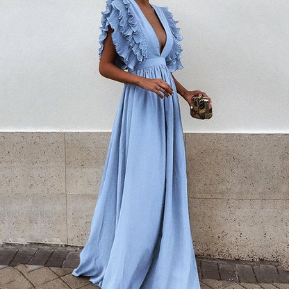 Abigail – Plus Size Maxi Klänning för Kvinnor