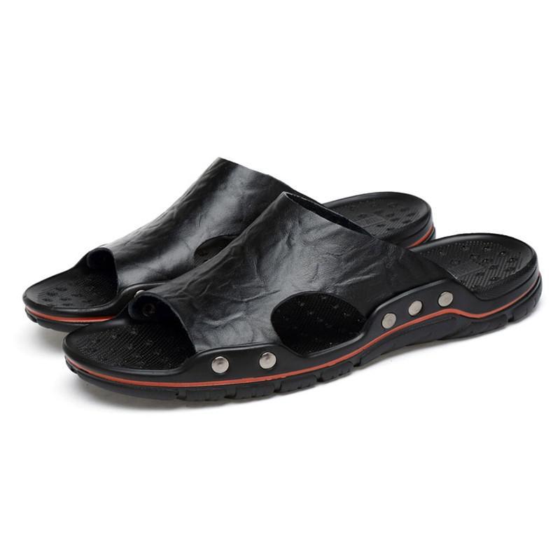 Geoffrey – Stora storlekens modeinspirerade halkfria sandaler