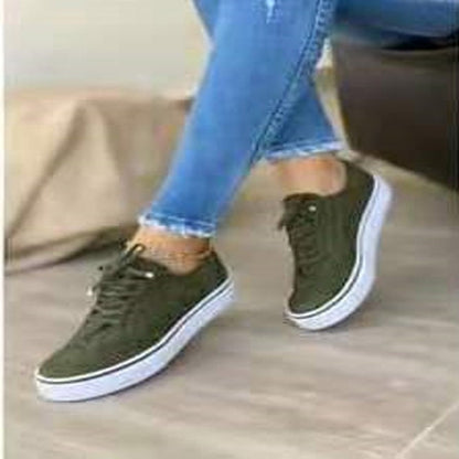 Damsneaker med broguedetaljer och hög komfort – Perfekt för vardagsbruk och avslappnad stil