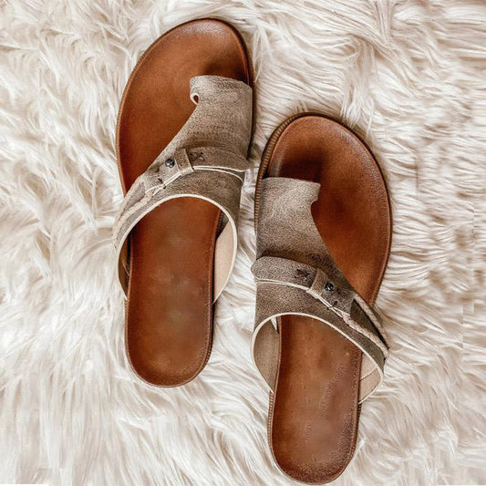 Lauren – Kvinna Casual Lågklackad Flip Flop Mode