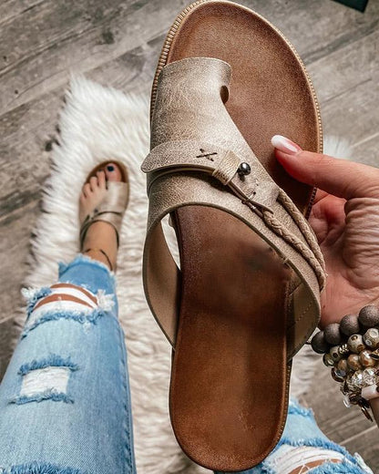 Lauren – Kvinna Casual Lågklackad Flip Flop Mode