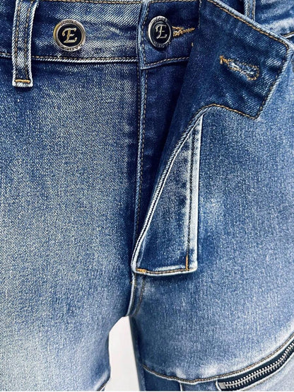 Herr Motorcykelbyxor Slim Fit Kevlar Skydd Byxor för Körning och Vardag