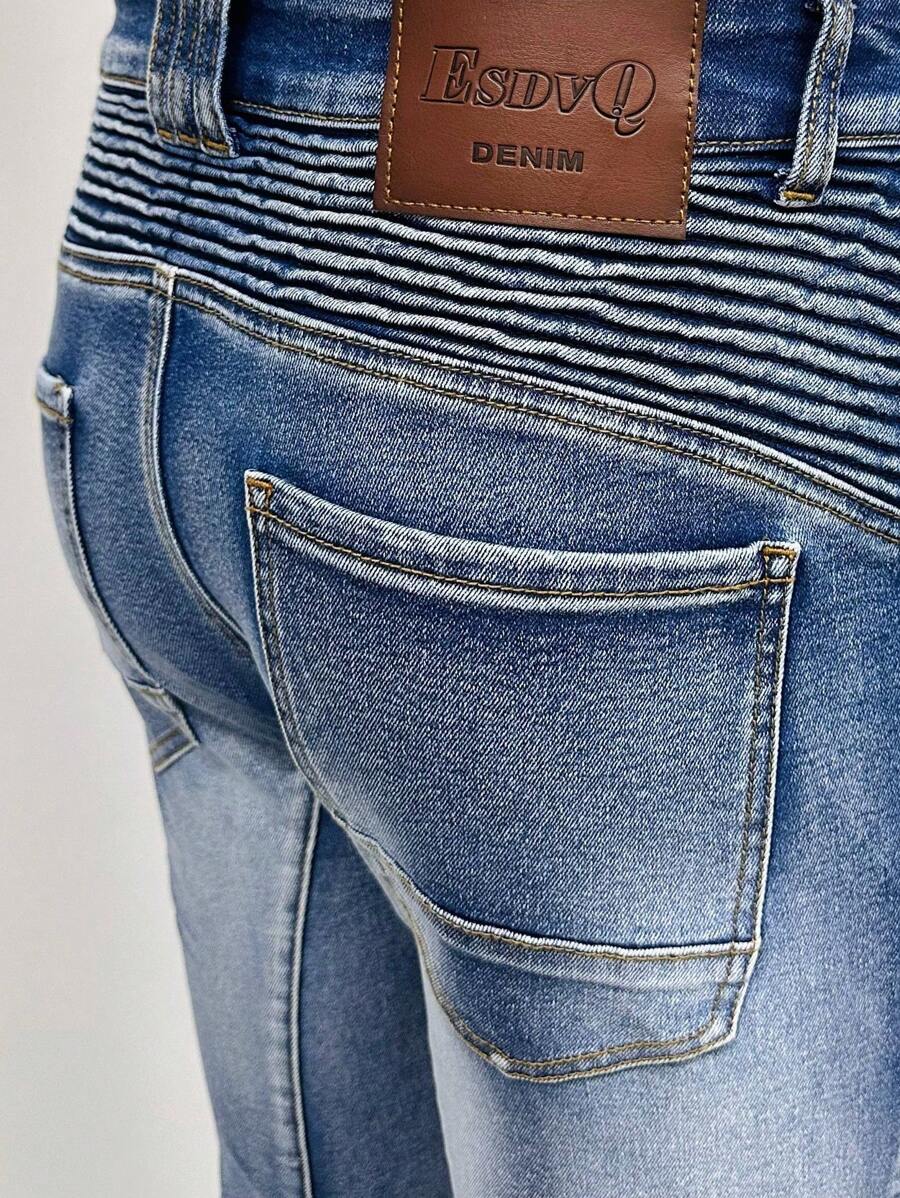 Herr Motorcykelbyxor Slim Fit Kevlar Skydd Byxor för Körning och Vardag
