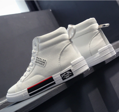 Herr Sneakers Höga Streetwear Sneakers för Höst och Vinter