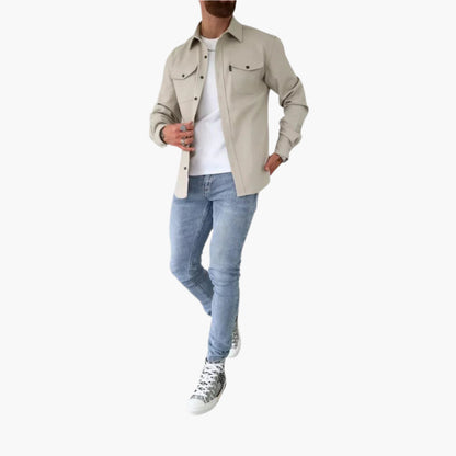 Joe – Knappjacka Overshirt för Moderna Män