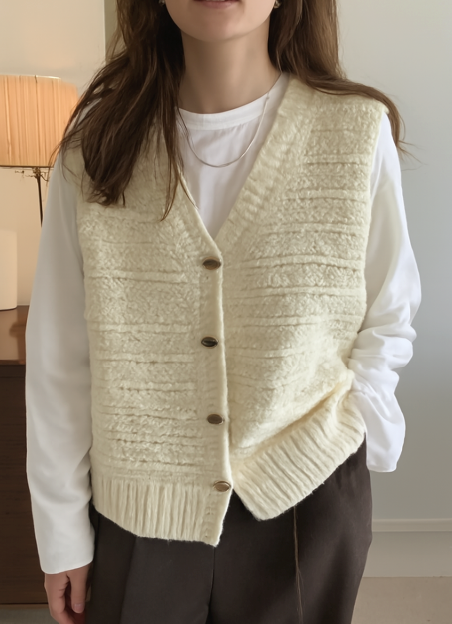 Kimberley – Ärmfri Elegant Damkofta