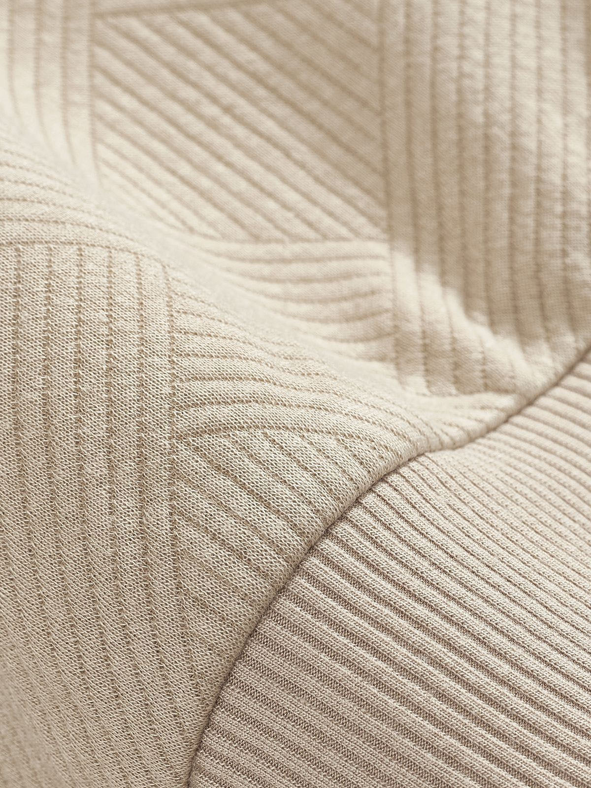 Herr – Pullover med halvdragkedja och diskret mönster – Smart casual tröja för vardag och kontor