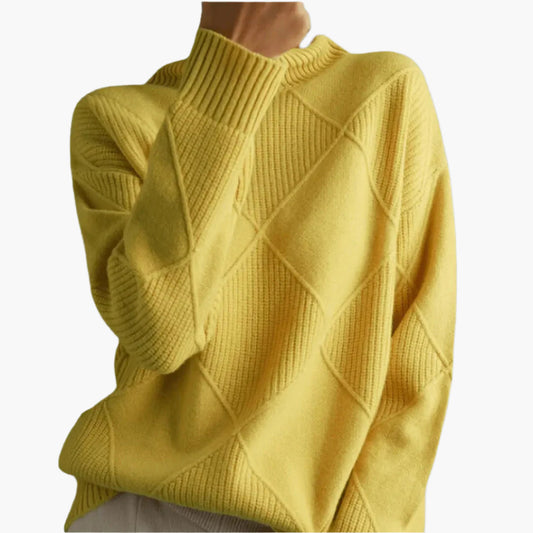 Dam Tröja i Oversized Stil för Vardagsbruk och Eleganta Tillfällen