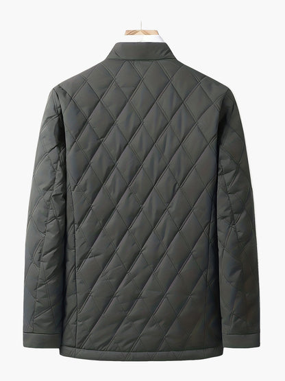 Herrjacka Quiltad Klassisk Stil för Vardag och Arbete