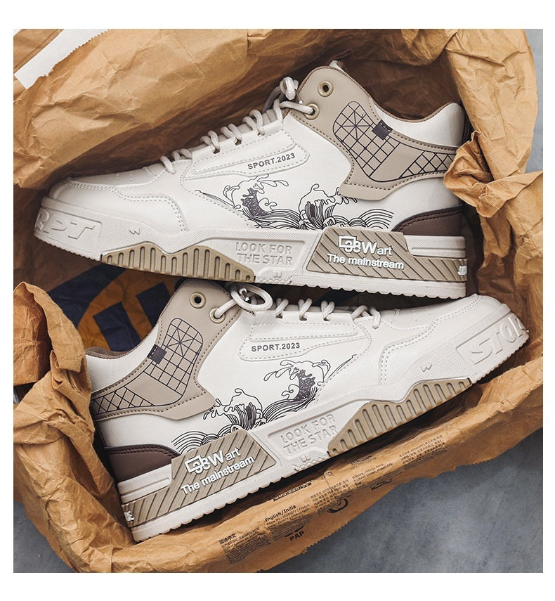 Oliver – Moderiktiga Höga Sneakers för Män