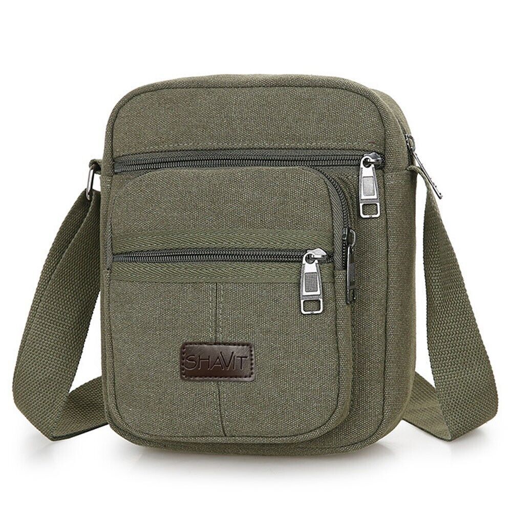 Thomas – Retro Vintage Crossbody Bag i Canvas