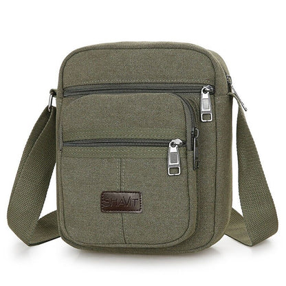 Thomas – Retro Vintage Crossbody Bag i Canvas