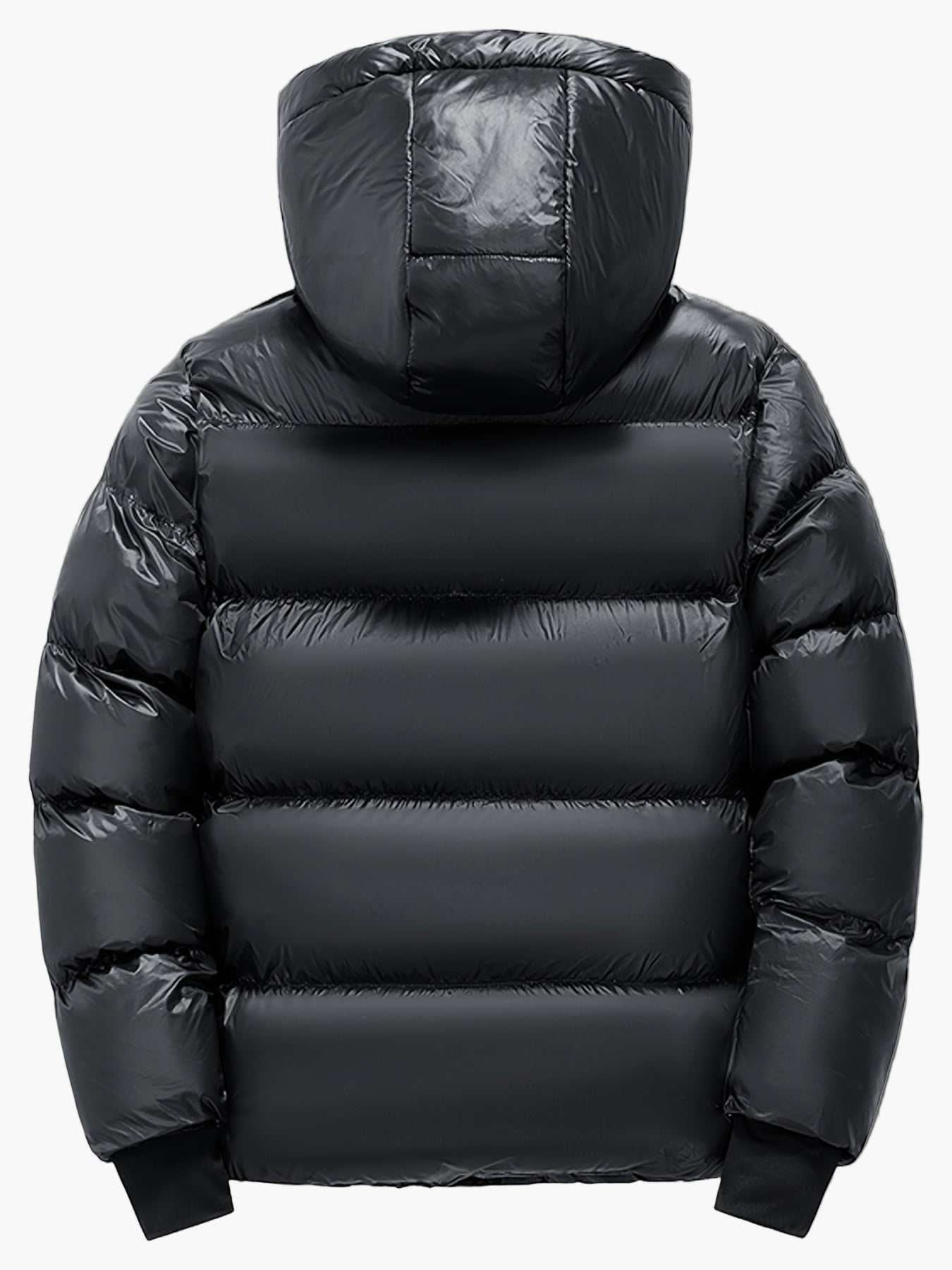 Herr Vinterjacka Puffer med Huva – Urban Stil och Värme för Kallt Väder