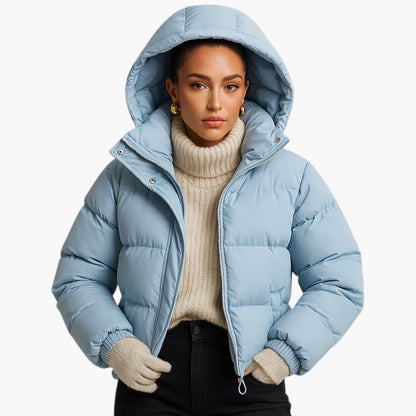Herr Vinter Parkasjacka – Vadderad Puffer med Huva för Stad och Outdoor