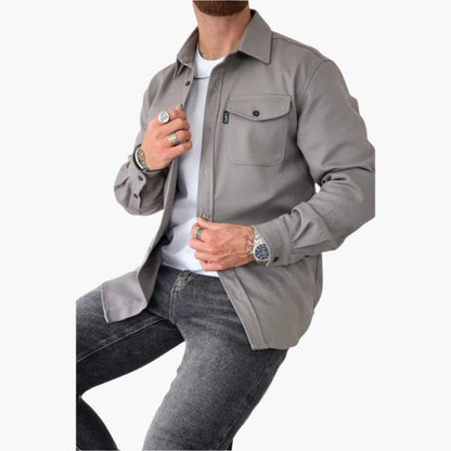 Joe – Knappjacka Overshirt för Moderna Män