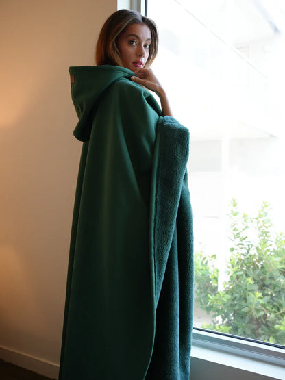 Dam Oversized Hoodie-Filt – Mysig Loungeklädsel för Avslappning och Hemmabruk