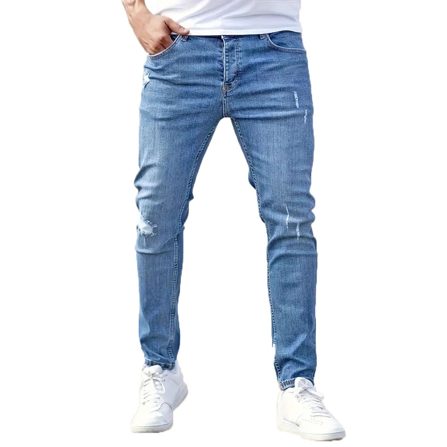 Tim – Slim-fit Stretch Jeans i Amerikansk Stil