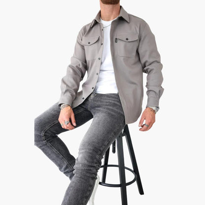 Joe – Knappjacka Overshirt för Moderna Män