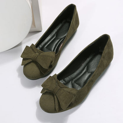 Sara – Bekväma Ballerinaskor med Slips