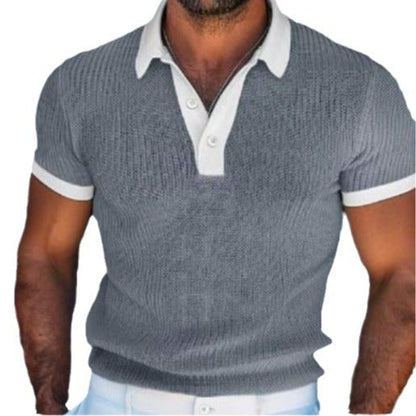Jacob – Kortärmad Polo T-shirt i Vit