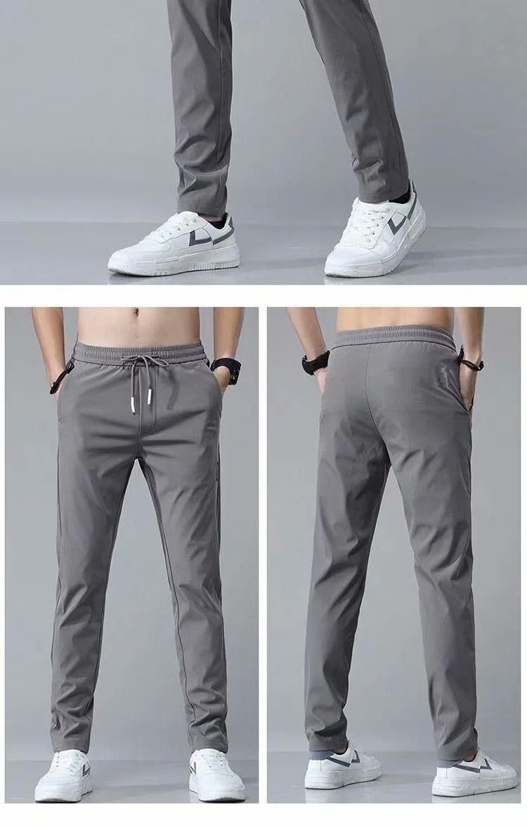 Chris – Lösa Rak Sweatpants i Koreansk Stil