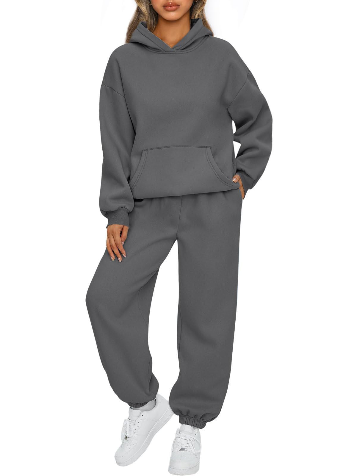 Emma – Tvådelad Casual Hoodie Sportbyxor Set