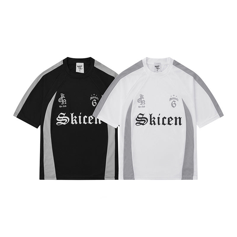 Herr T-shirt Hip Hop Stil Skicen Tryck Avslappnad
