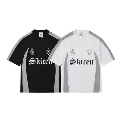 Herr T-shirt Hip Hop Stil Skicen Tryck Avslappnad