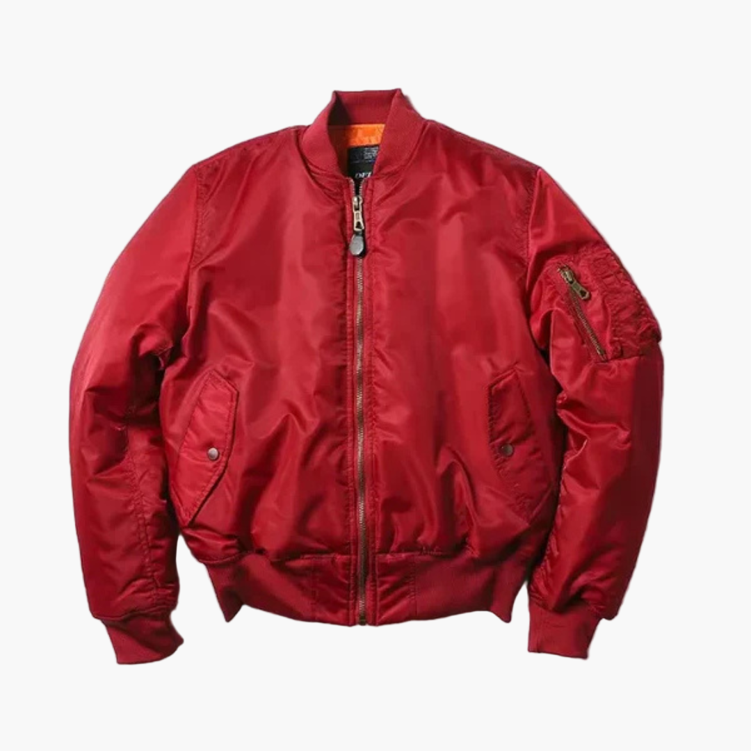 Unisex Bomberjacka Klassisk Stil För Fritid och Urban Look