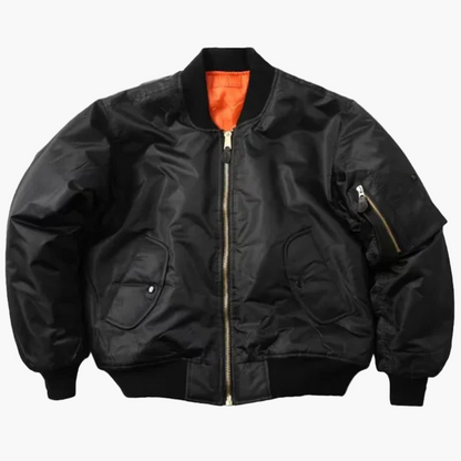 Unisex Bomberjacka Klassisk Stil För Fritid och Urban Look